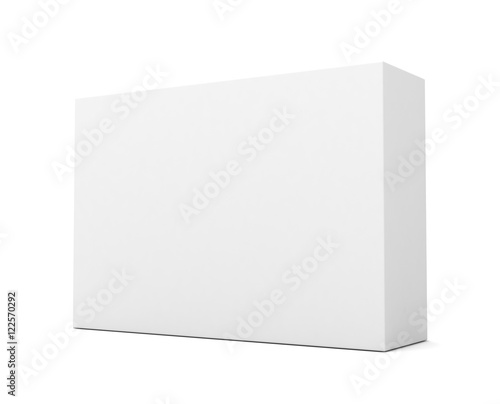 blank retail product box concept 3d illustration