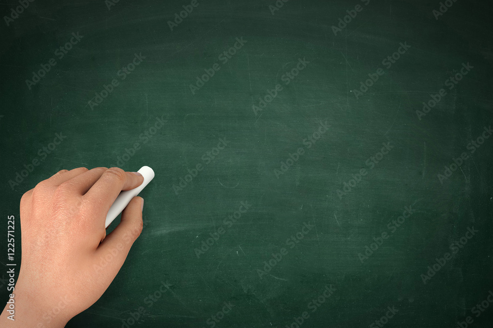 empty chalkboard write 3d illustration