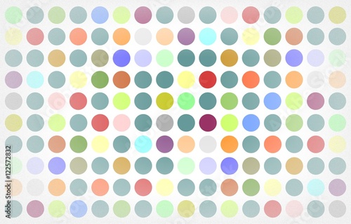 Coloured dots texture