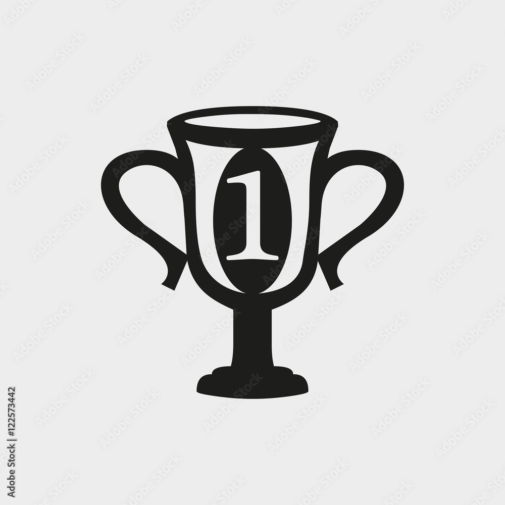 champions cup icon stock vector illustration flat design champions cup icon stock vector illustration flat design