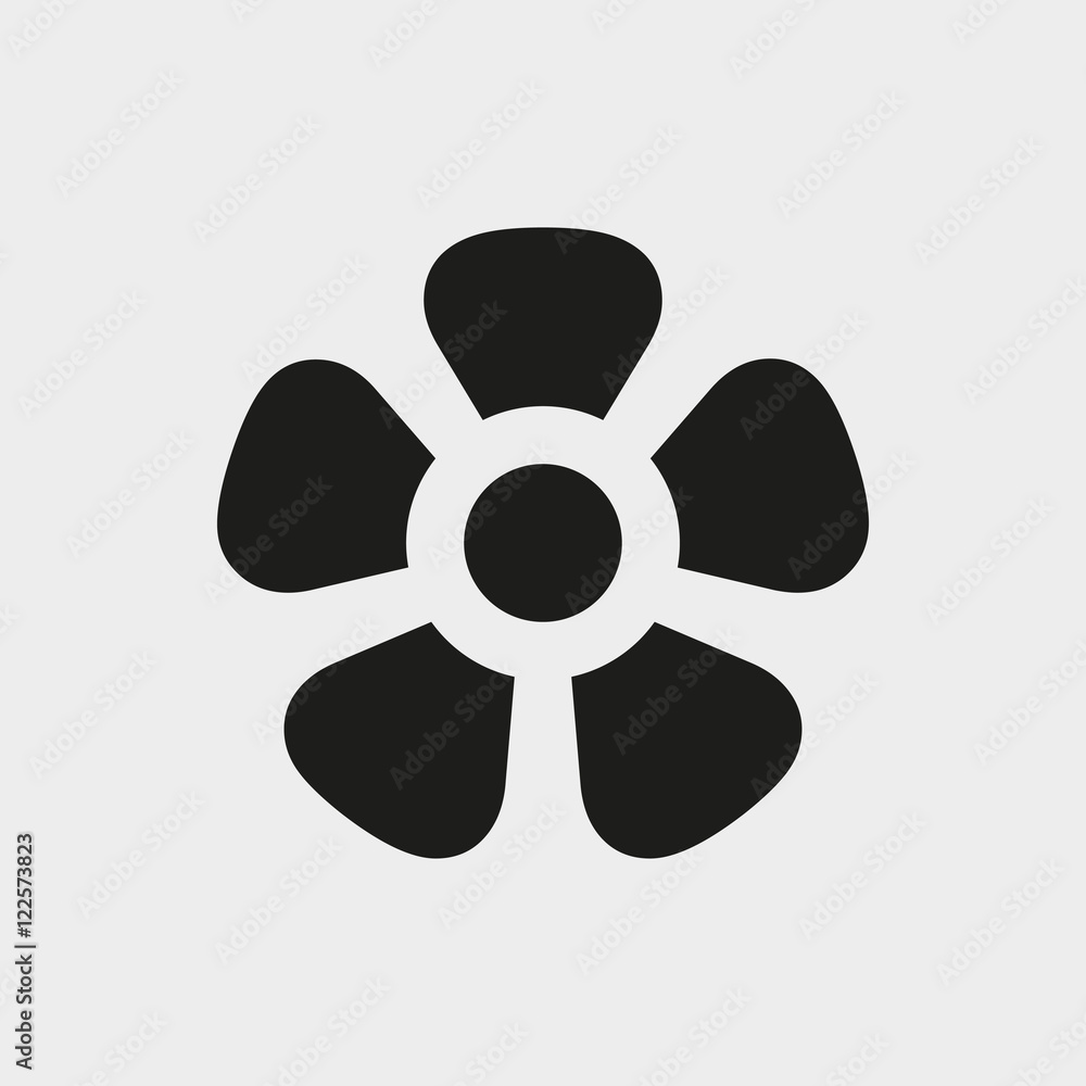 fan air propeller icon stock vector illustration flat design fan air propeller icon stock vector illustration flat design