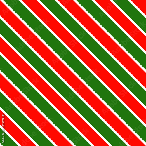 Christmas Pattern diagonal stripe seamless red green and white colors. Merry Christmas abstract background vector . Gift wrap paper design for holidays season. 