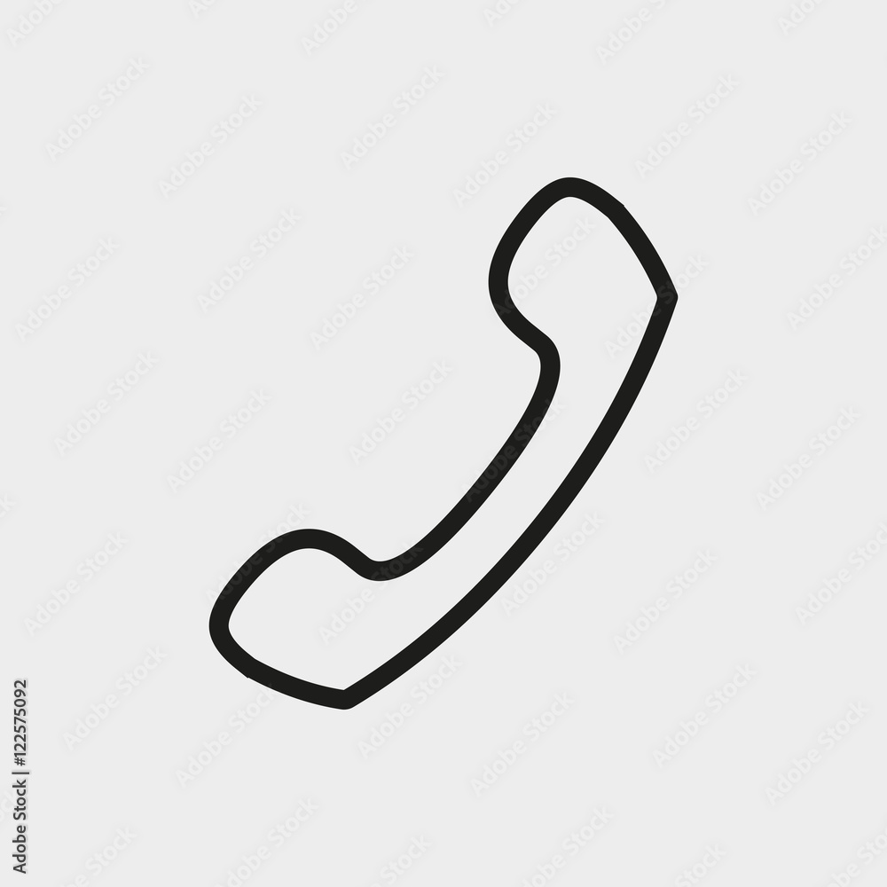 phone icon stock vector illustration flat design phone icon stock vector illustration flat design