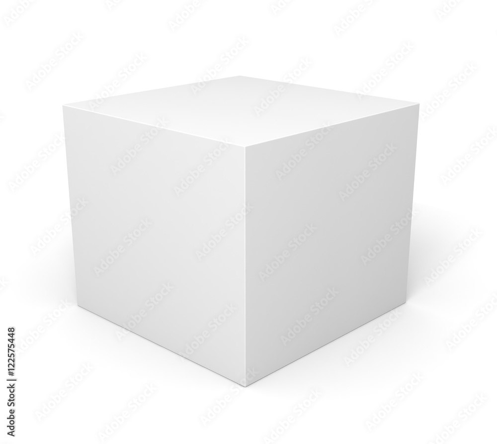 white product box concept 3d illustration white product box concept 3d illustration
