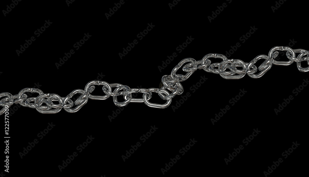 strong chain 3d render strong chain 3d render