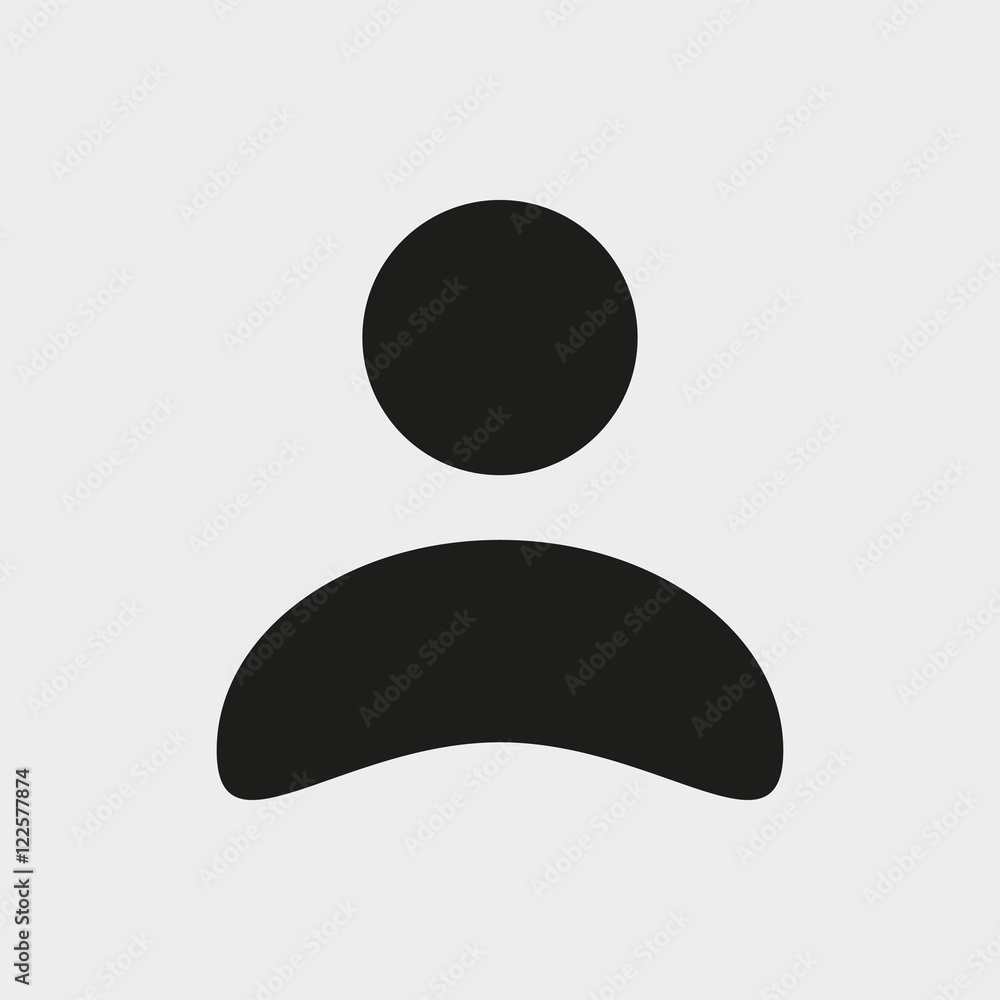 Man icon stock vector illustration flat design Man icon stock vector illustration flat design