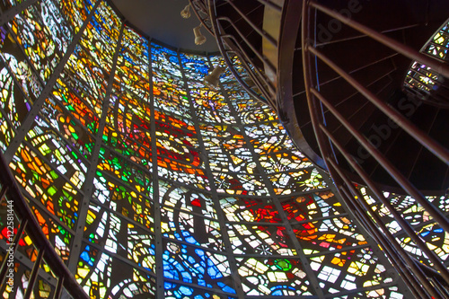 Hakone, Japan - December 6, 2014: The Hakone Open-Air Museum in Hakone.The Hakone Open-Air Museum is a place where you can see a lot of art. photo