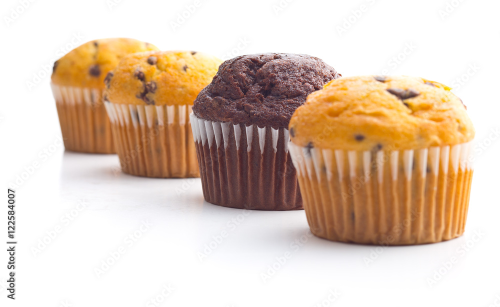 The tasty chocolate muffin. The tasty chocolate muffin.