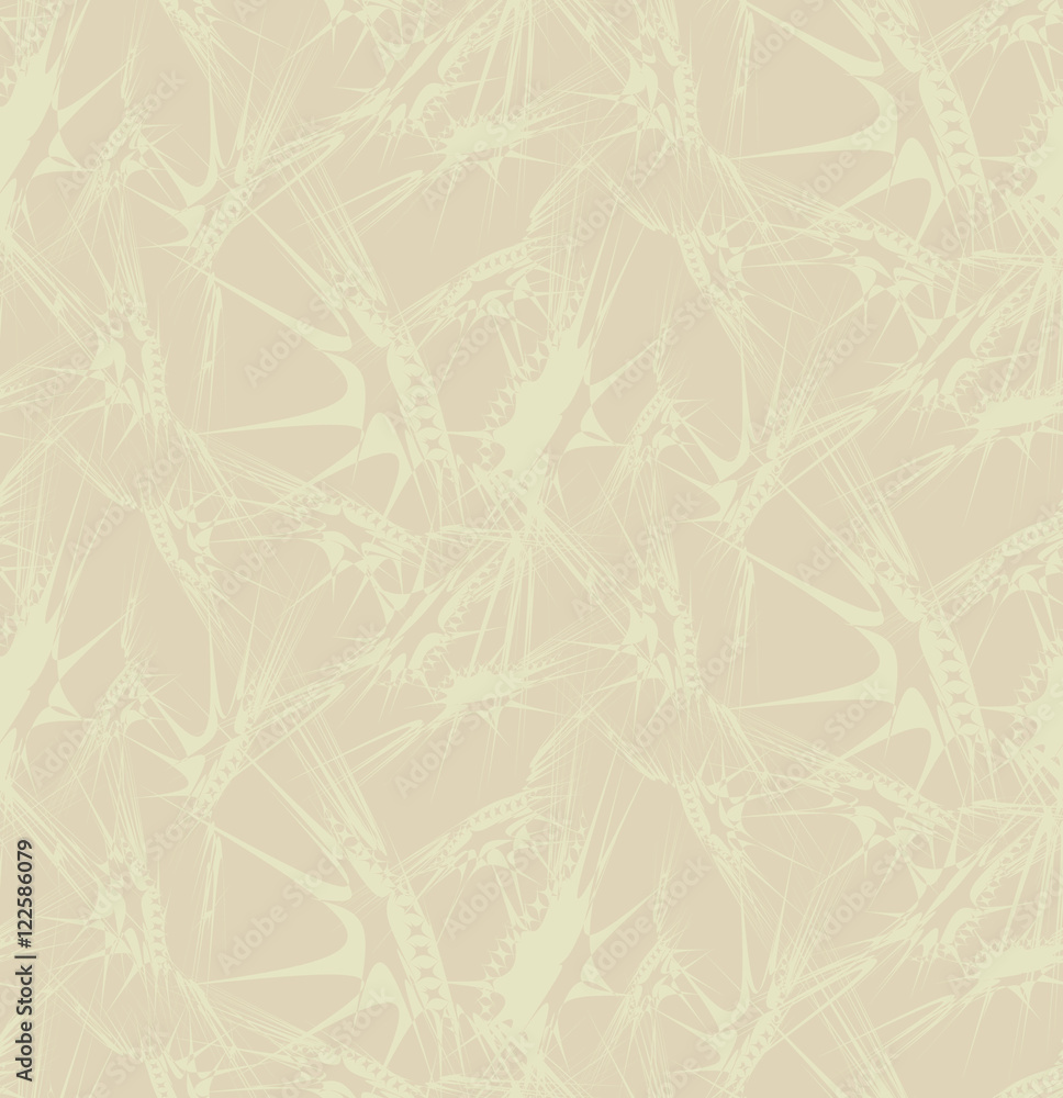 Abstract seamless pattern with thorns. Fabric, wallpaper or wrapping paper. Vector illustration, eps10.