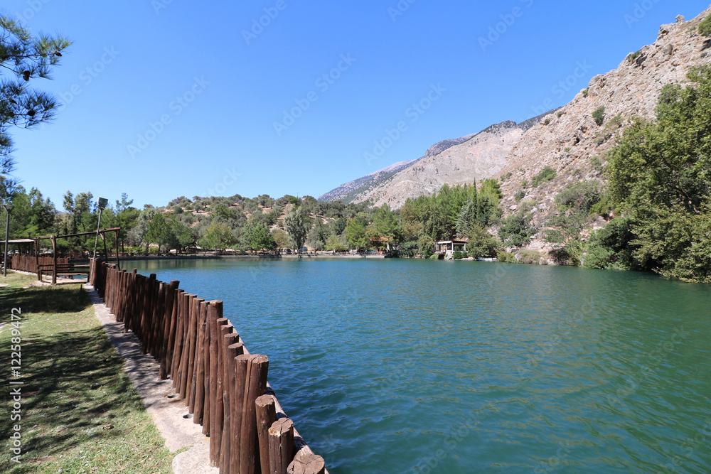 Naklejka premium Votomos See nahe Zaros, Kreta