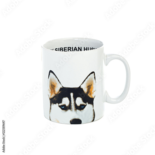 mug for pet's lovers isolated photo