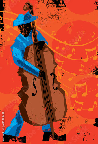 Jazz double bass player