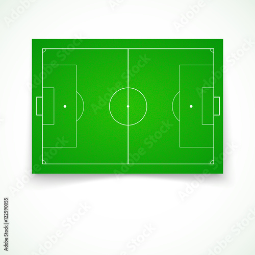 Football, soccer realistic, textured field