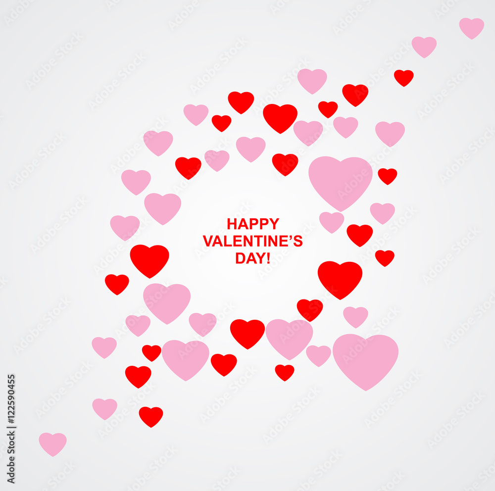 Valentines Day Heart Background