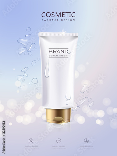 Refreshing cosmetic product poster