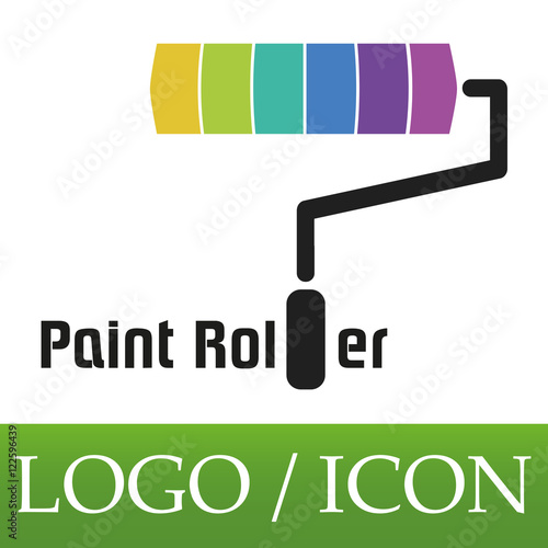 Maler Logo - Malerrolle