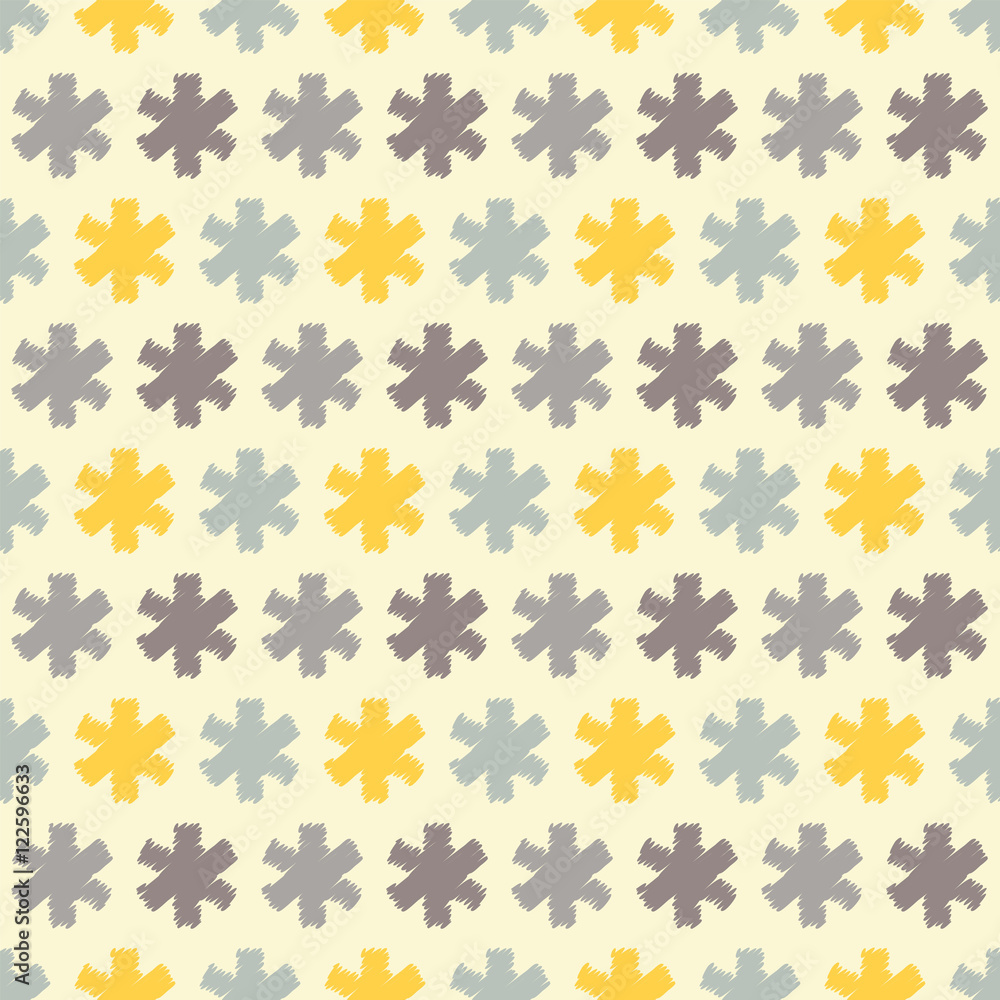 Seamless background with snowflakes. Print. Repeating background. Cloth design, wallpaper.