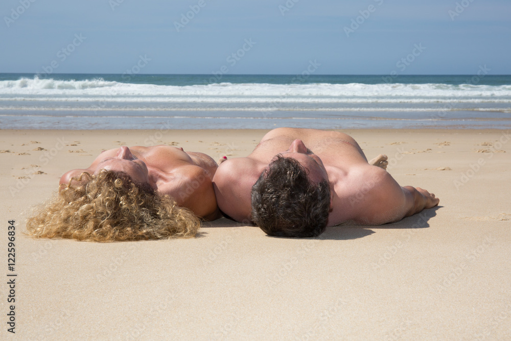Nudist couple