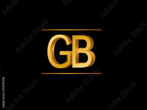 GB Initial Logo for your startup venture