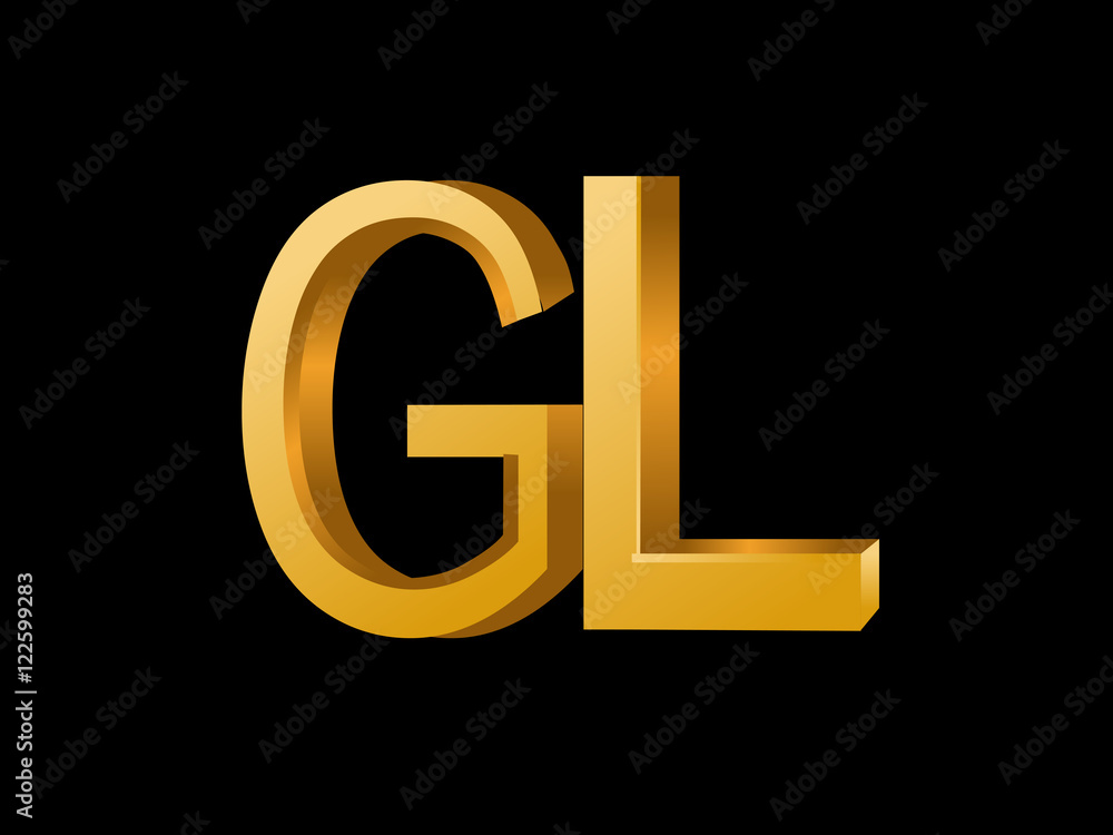 GL Initial Logo for your startup venture