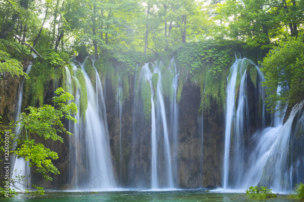 Plitvice lakes park in Croatia. Plitvice lakes park in Croatia.