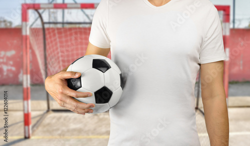sportman holding a soccer ball © cunaplus