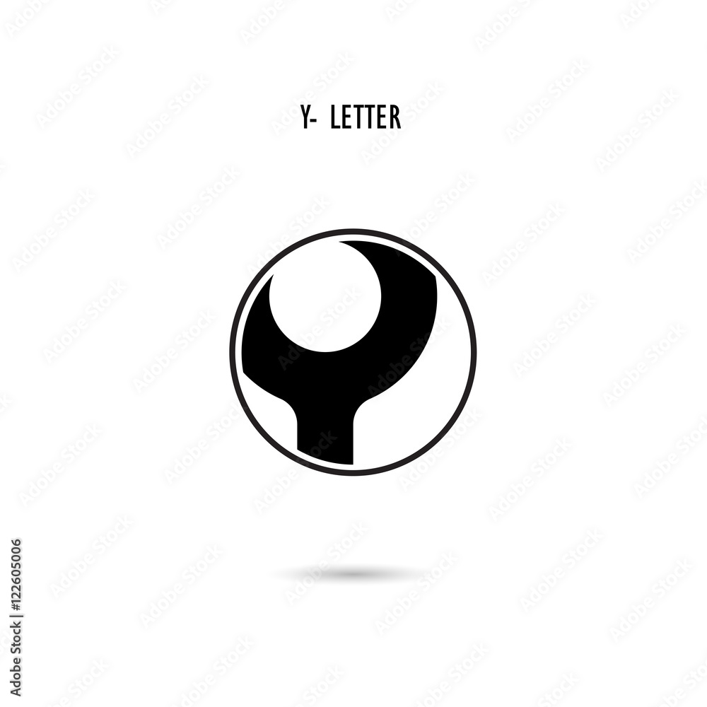 Creative Y-letter icon abstract logo design.Y-alphabet symbol. Creative Y-letter icon abstract logo design.Y-alphabet symbol.