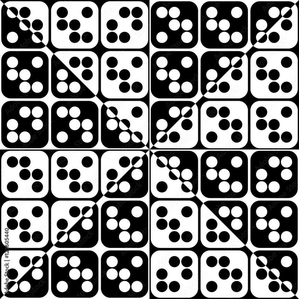 Fototapeta premium Seamless Square, Triangle and Circle Pattern