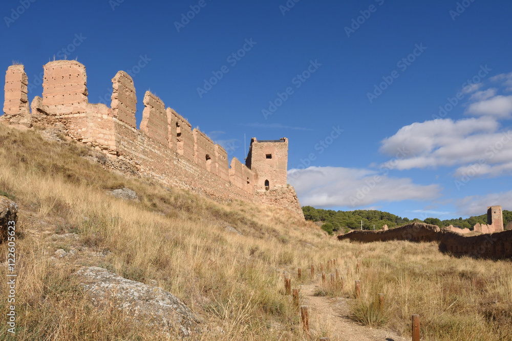 Main Castle and walls of Daroca; Zaragoza province, Aragon; Spain Main Castle and walls of Daroca; Zaragoza province, Aragon; Spain