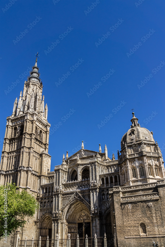 Obraz premium Primate Cathedral of Saint Mary of Toledo (1493). Toledo, Spain.
