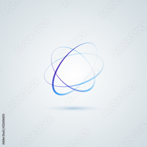 Atom logo design
