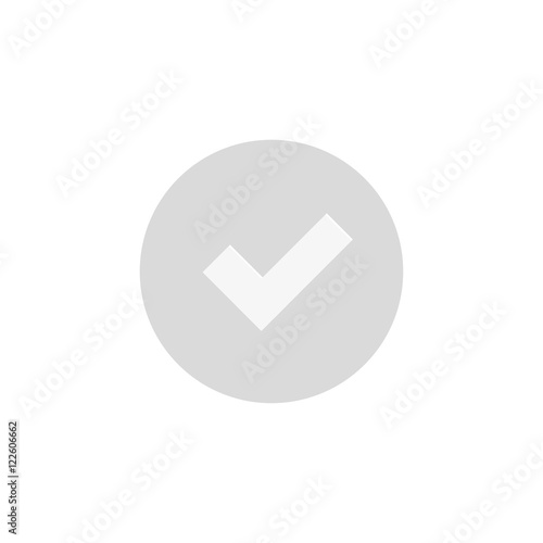 Gray check mark