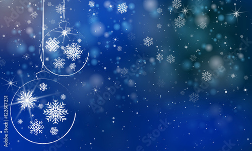 New Year's background is bl...