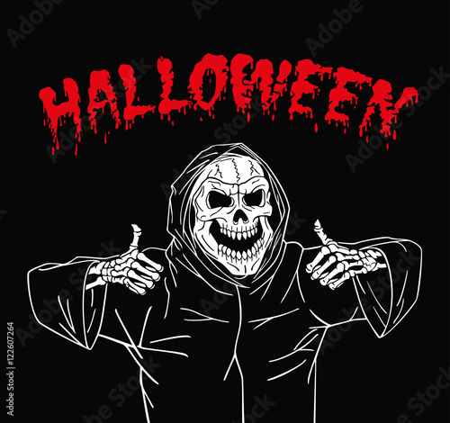 Zombie happy Halloween.