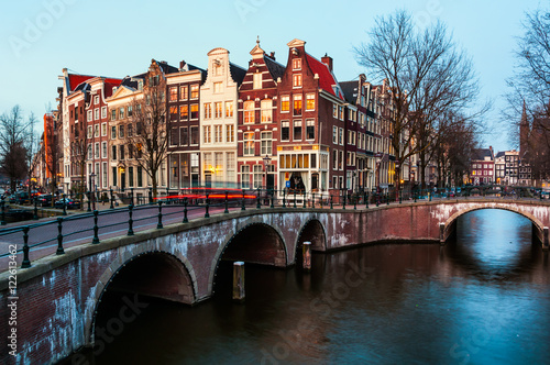 Amsterdam, Netherlands canals and bridges