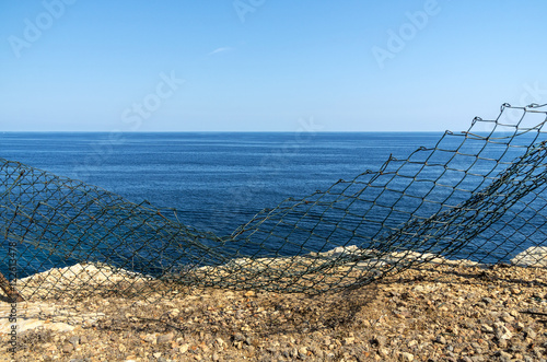 Zaun an der Küste