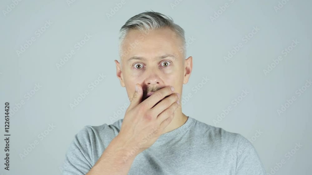 Shocked Man , Bad News , Gesture of disaster Shocked Man , Bad News , Gesture of disaster