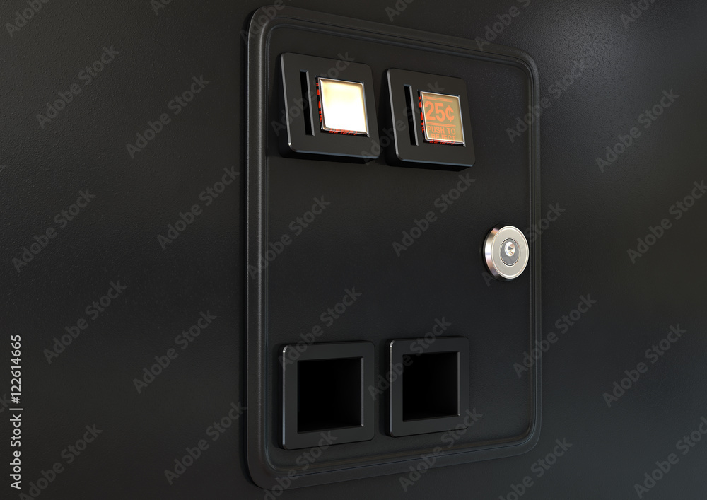 Arcade Machine Coin Slot Panel Arcade Machine Coin Slot Panel