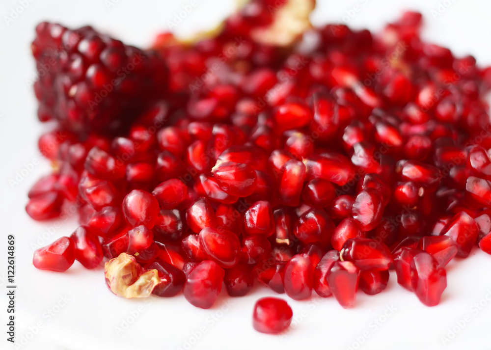 Fresh ripe garnet Fresh ripe garnet