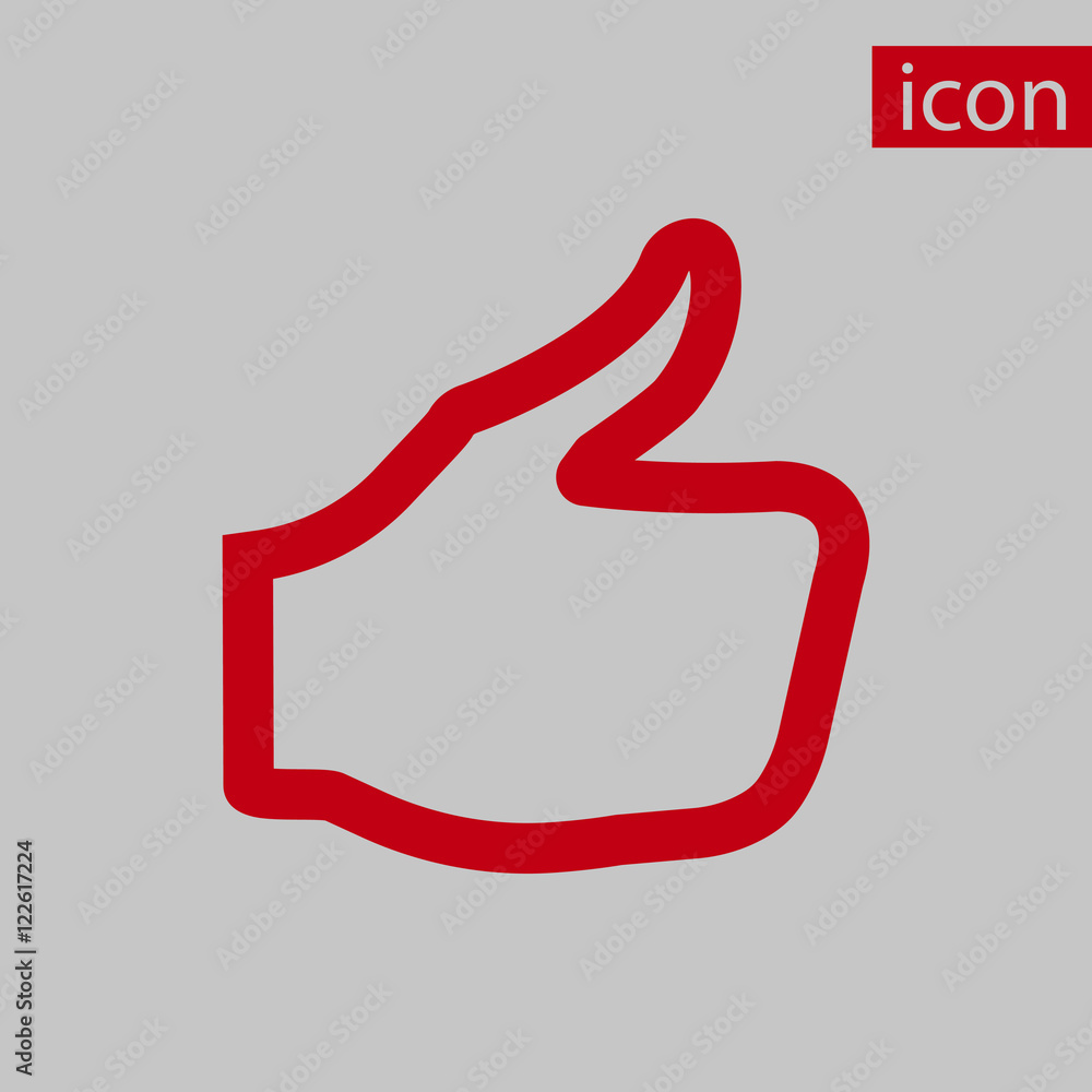 stock vector thumbs up icon vector like icon social network vector icon for app web site etc stock vector thumbs up icon vector like icon social network vector icon for app web site etc