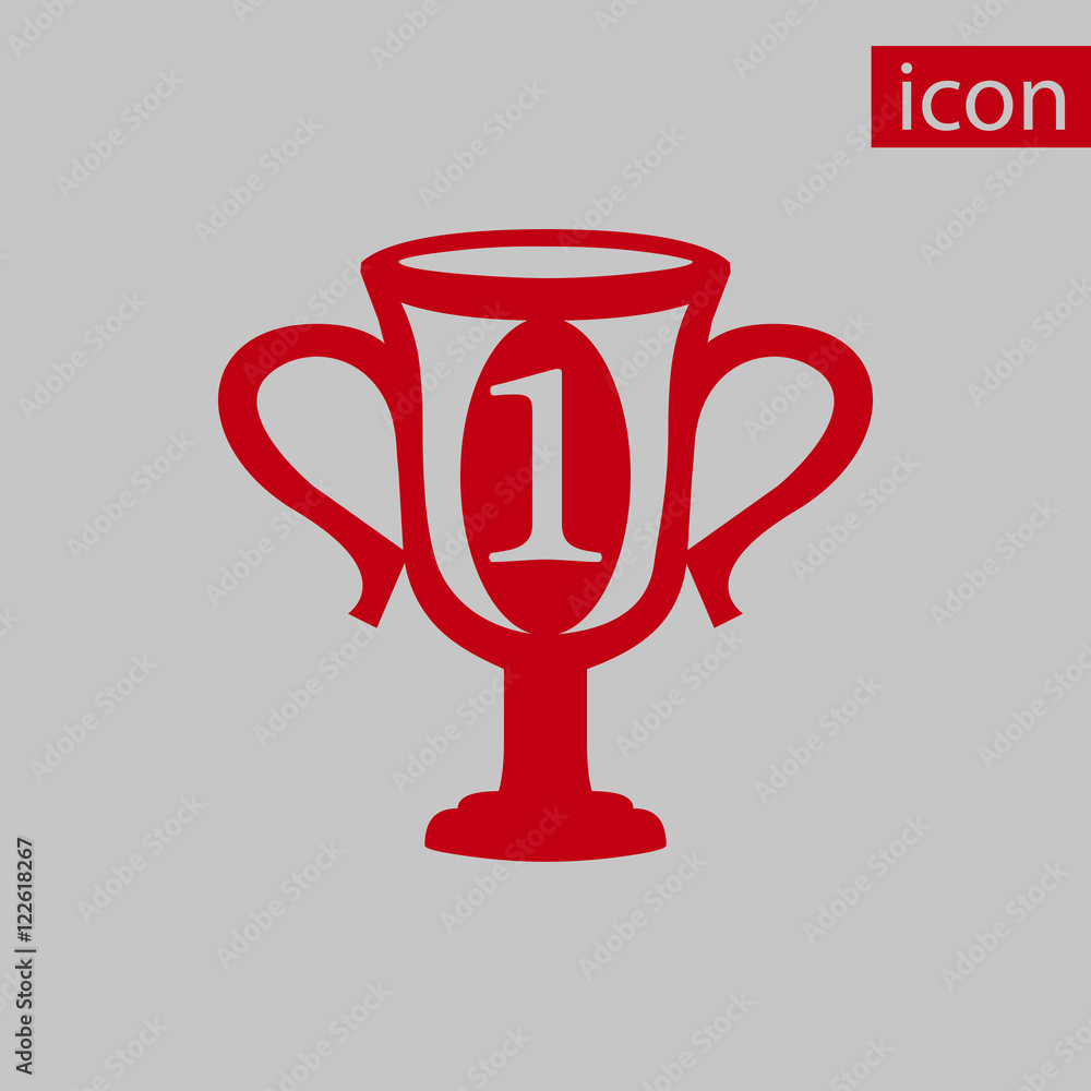 champions cup icon stock vector illustration flat design champions cup icon stock vector illustration flat design
