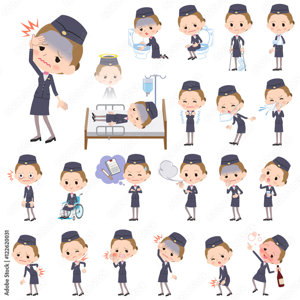 Cabin attendant black woman sickness Cabin attendant black woman sickness