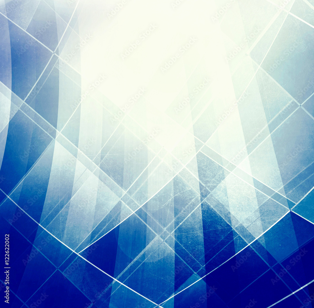 Obraz premium Grunge blue wall background or texture