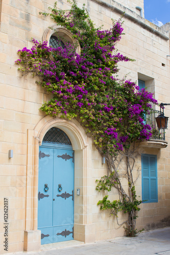 Blaue Tür in Mdina