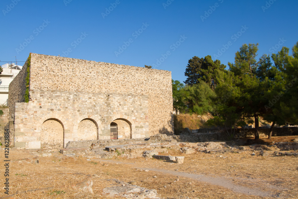 Agora archaeological site, Kos, Greece.