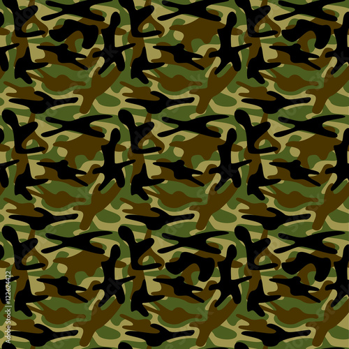 Camouflage seamless pattern
