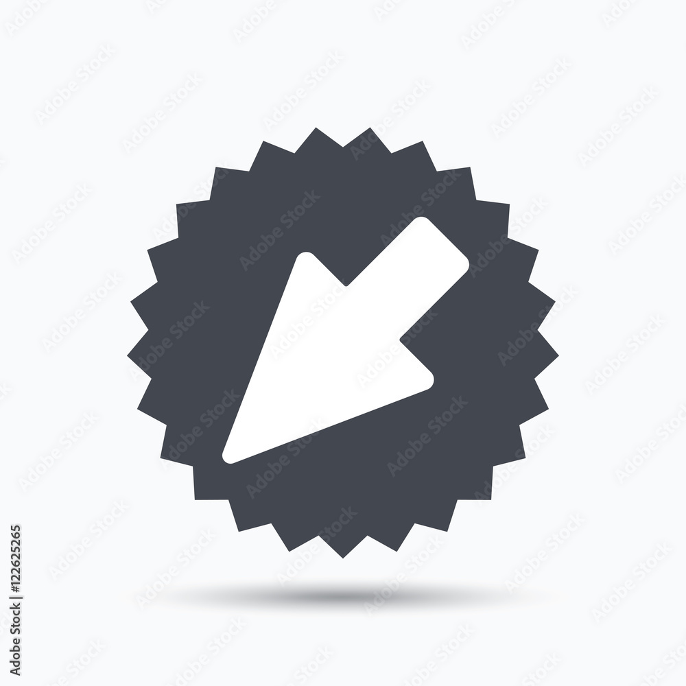 Cursor icon. Computer position marker sign. Cursor icon. Computer position marker sign.