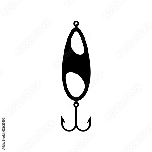 Spoon bait minnow icon
