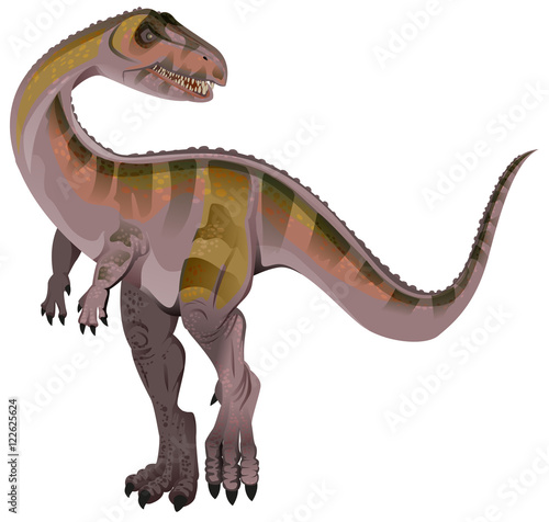 Carnivorous dinosaur Allosaurus
