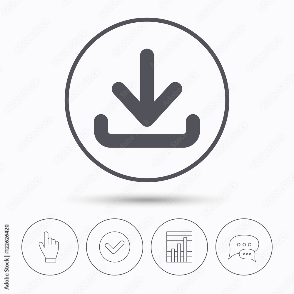 Download icon. Load internet data sign. Download icon. Load internet data sign.